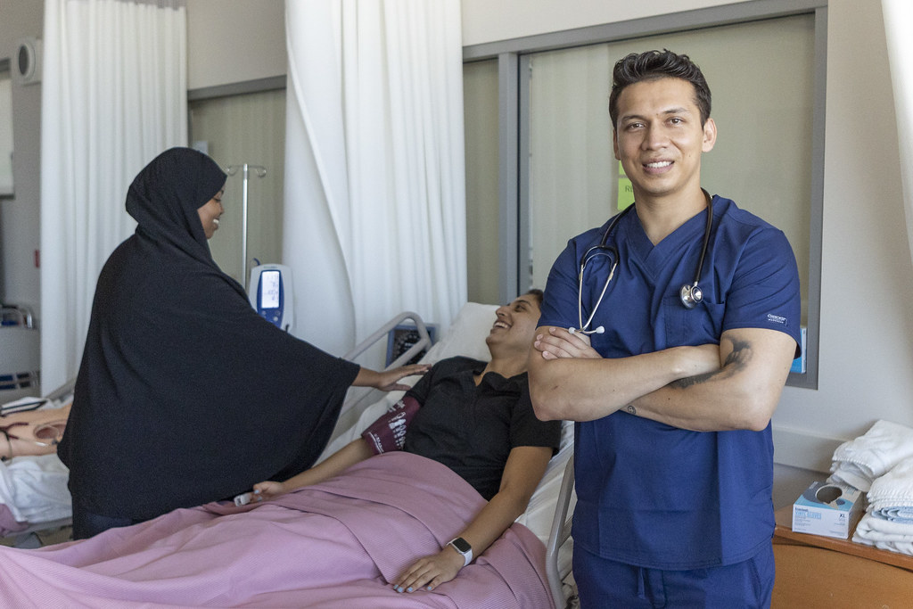 Healthcare students complete the Certified Nurse Assistant certificate at San Diego College of Continuing Education to begin work at hospitals and skilled nursing facilities.