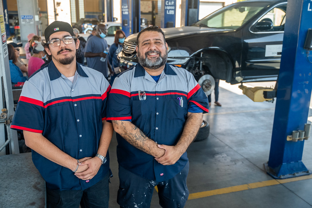 Daniel Valdivia and Luis Valdivia study Automotive together at SDCCE