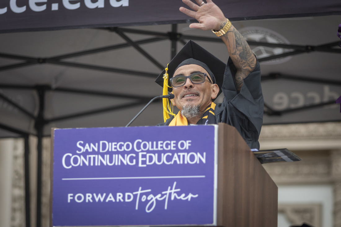 SDCCE High School Diploma/Equivalency student, Francisco Contreras