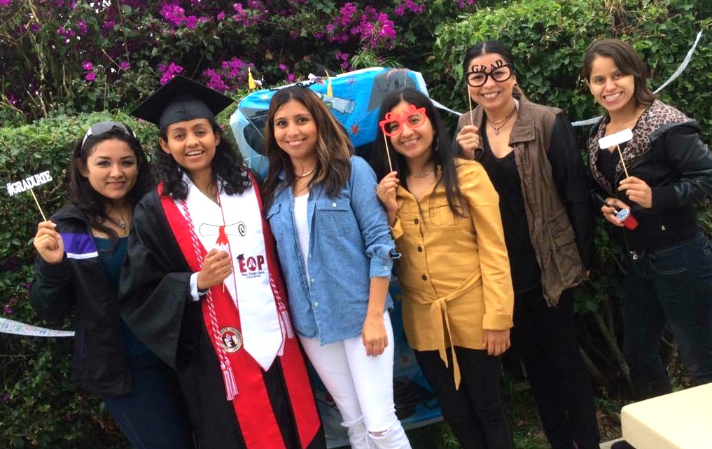 Karla Shares Proud SDSU Graduation Moment with Family and Friends