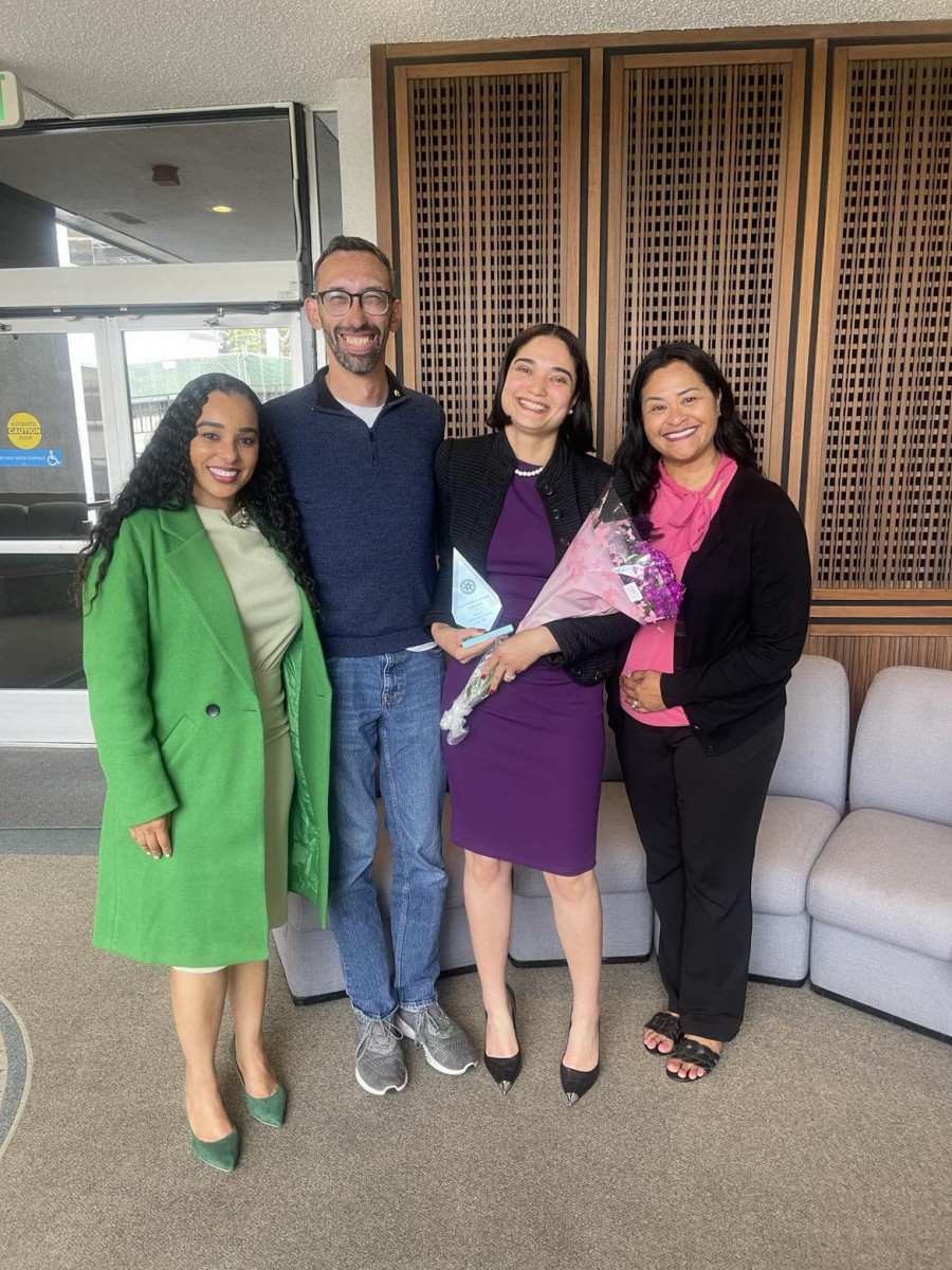 SDCCE leadership celebrated Adriana Dos Santos, who had her last day in office as Student Trustee and ASB President in May 2024.