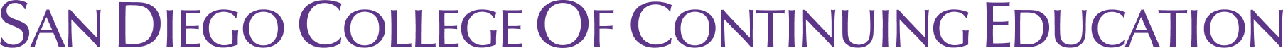SDCCE Logo without District Seal – Color | Horizontal | One Line