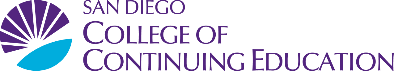 SDCCE Logo with District Seal – Color | Horizontal
