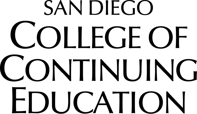 SDCCE Logo without District Seal – Black | Vertical
