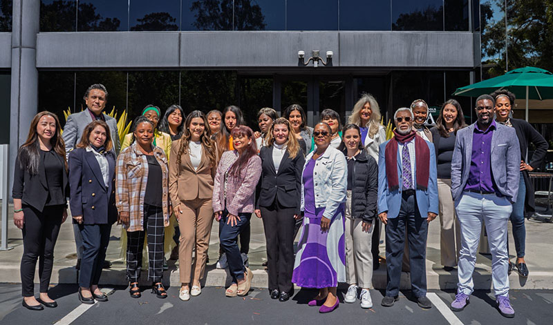 CalWORKs team standing together outside